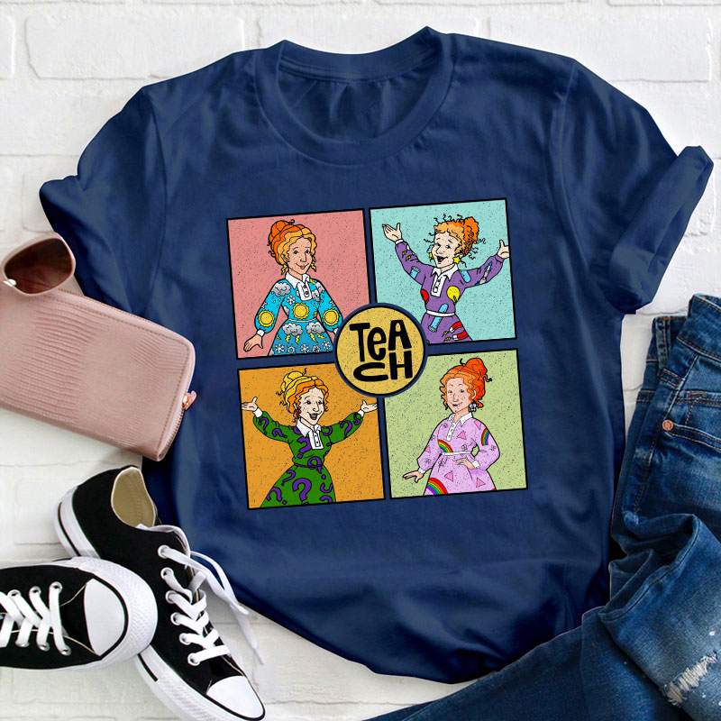 Teach Magic School Bus Teacher T-Shirt