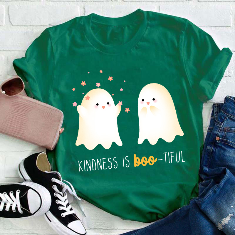 Kindness Is Boo Tiful Teacher T-Shirt
