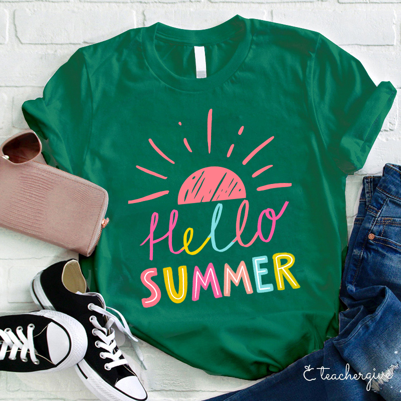 Hello Summer Teacher T-Shirt