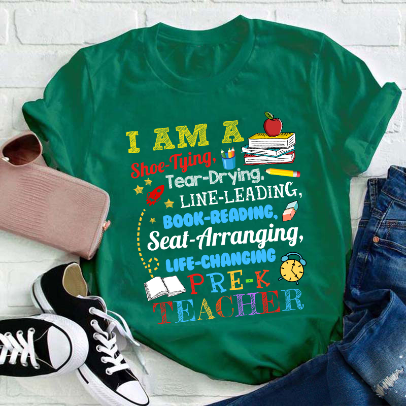 Personalized I Am A Teacher T-Shirt