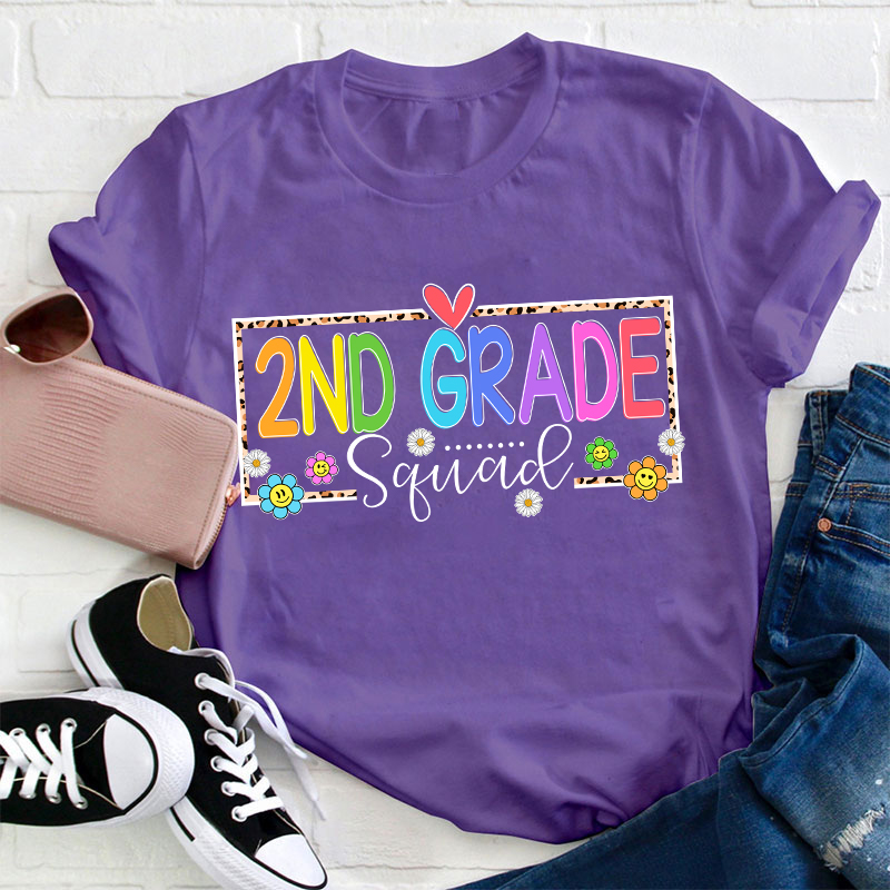 Personalized Grade Squad Teacher T-Shirt