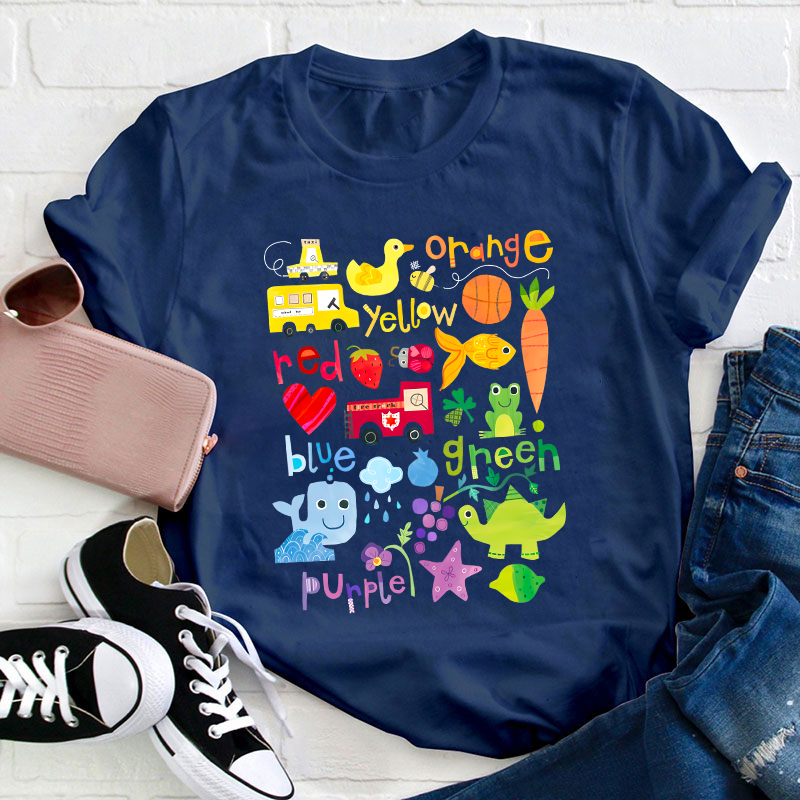 What's Your Favorite Color Teacher T-Shirt