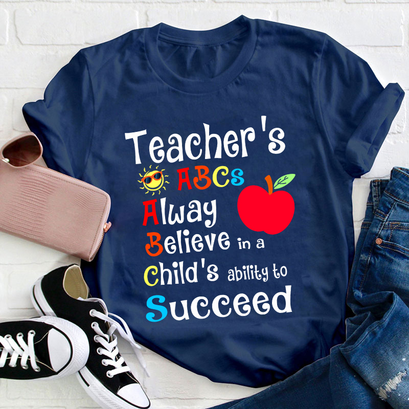 Teacher's ABCs Teacher T-Shirt