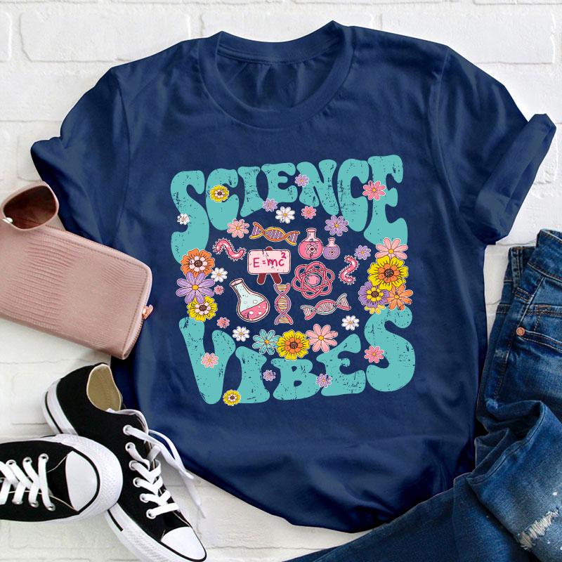 Science Vibes Teacher T-Shirt