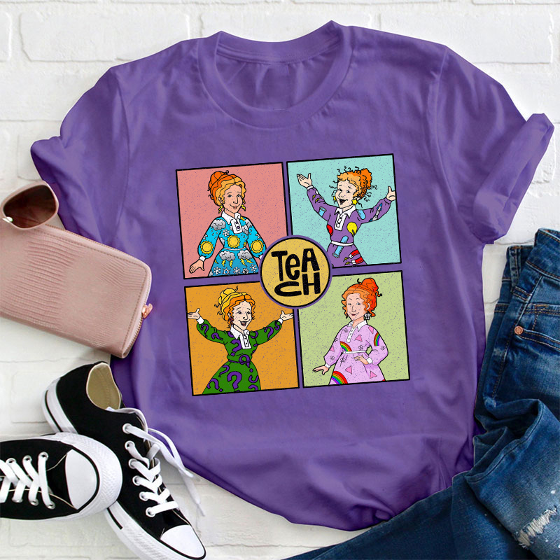 Teach Magic School Bus Teacher T-Shirt