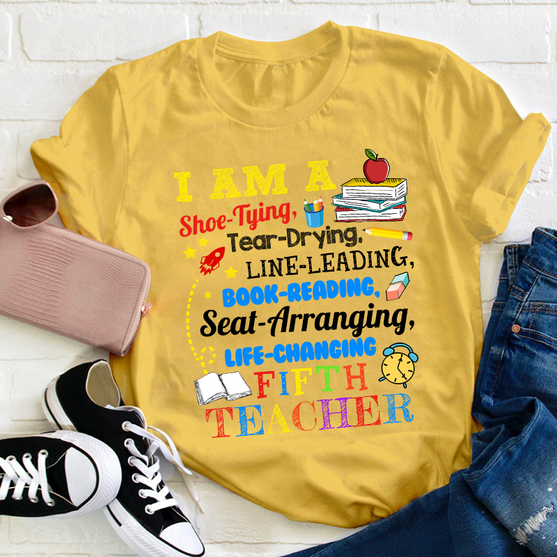 Personalized I Am A Teacher T-Shirt