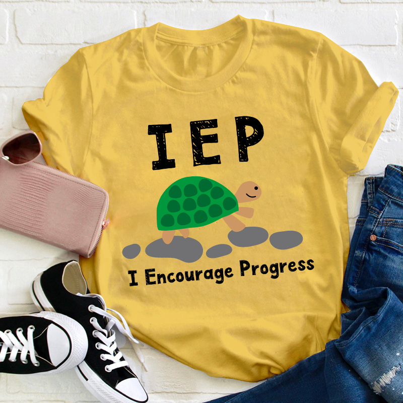 I Encourage Progress Teacher T-Shirt