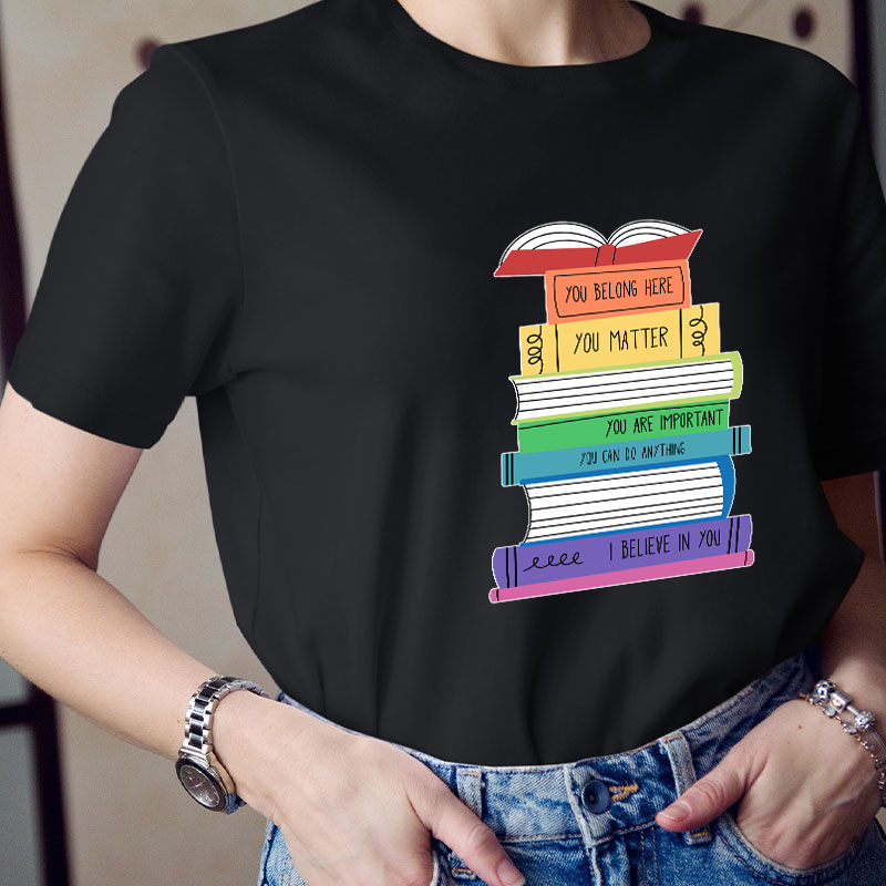 Positive Books Teacher T-Shirt
