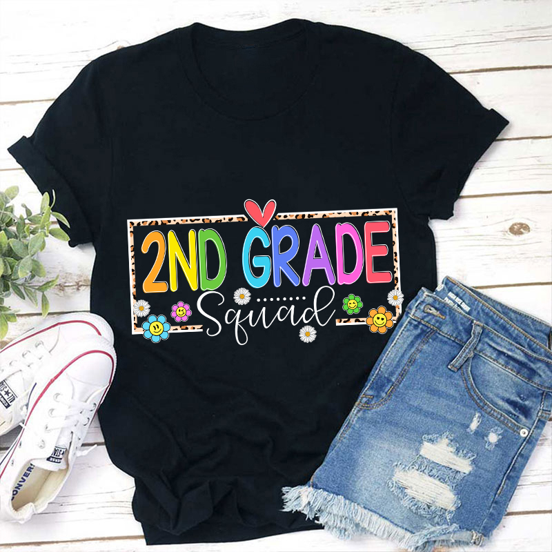 Personalized Grade Squad Teacher T-Shirt