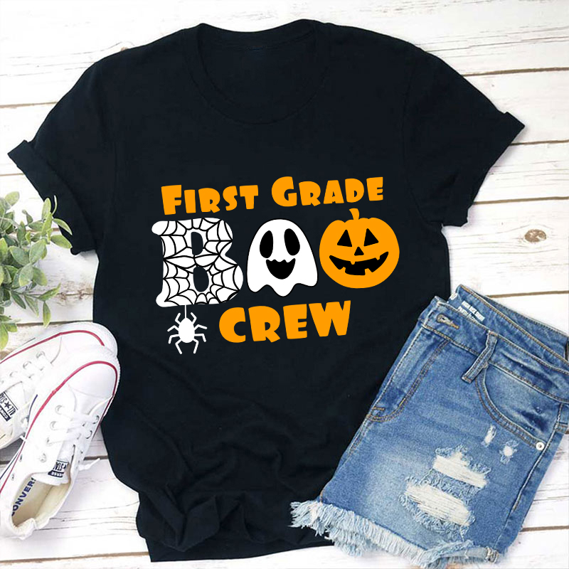 Personalized Grade Happy Halloween Teacher T-Shirt