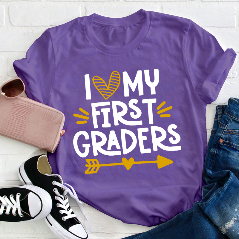 Personalized Grade I Love My Teacher T-Shirt