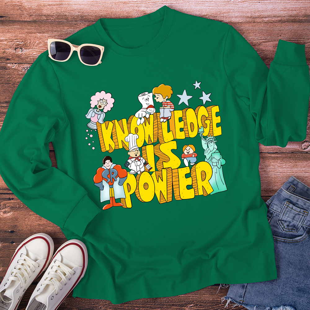 Knowledge Is Power Long Sleeve T-Shirt