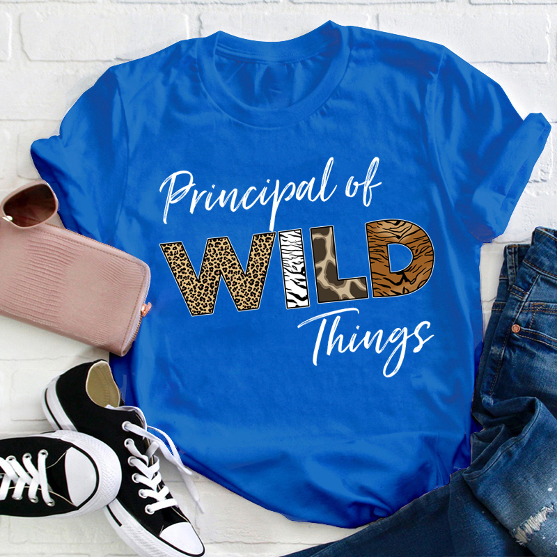 Personalized Principal of Wild Things Teacher T-Shirt