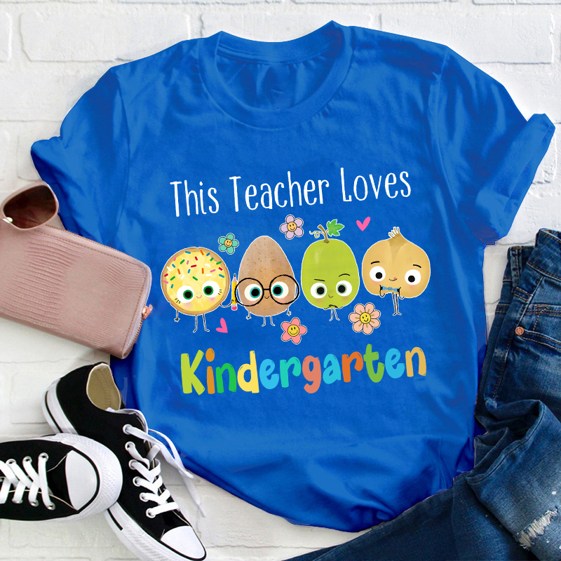 Personalized Grade This Teacher Loves Teacher T-Shirt