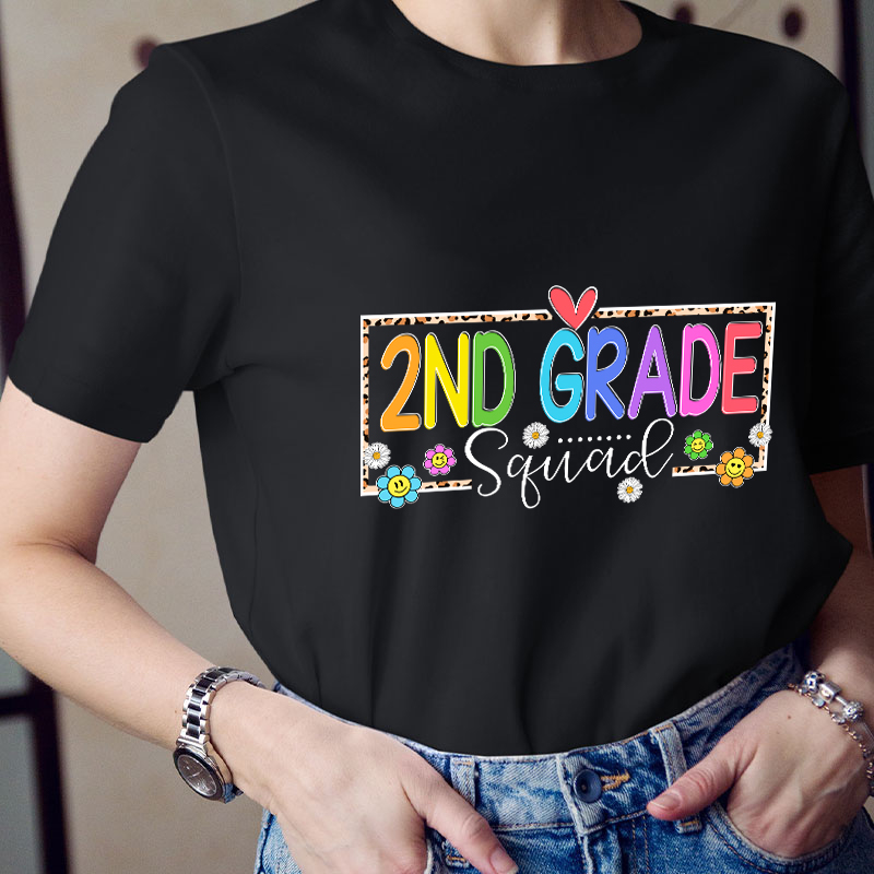Personalized Grade Squad Teacher T-Shirt