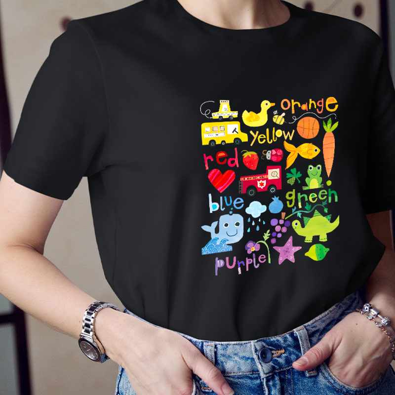What's Your Favorite Color Teacher T-Shirt