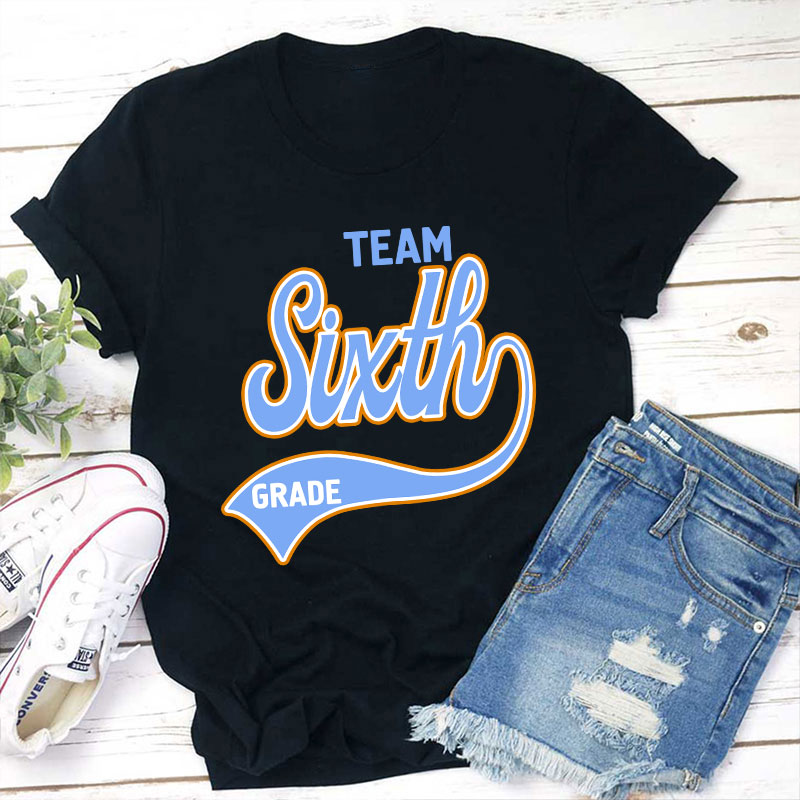 Personalized Grade Teacher Team Teacher T-Shirt