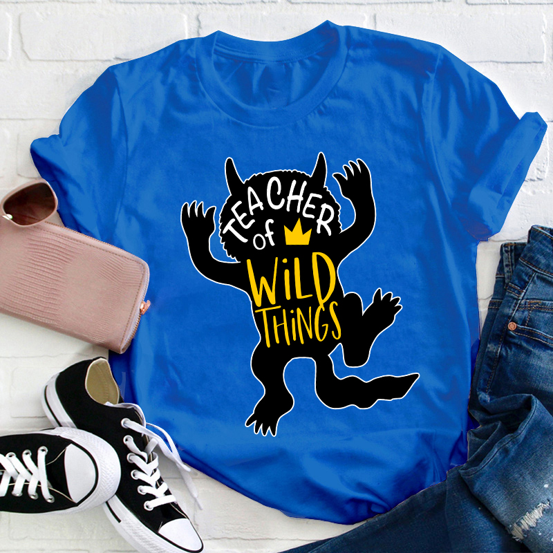 Teacher of Wild Things Teacher T-Shirt