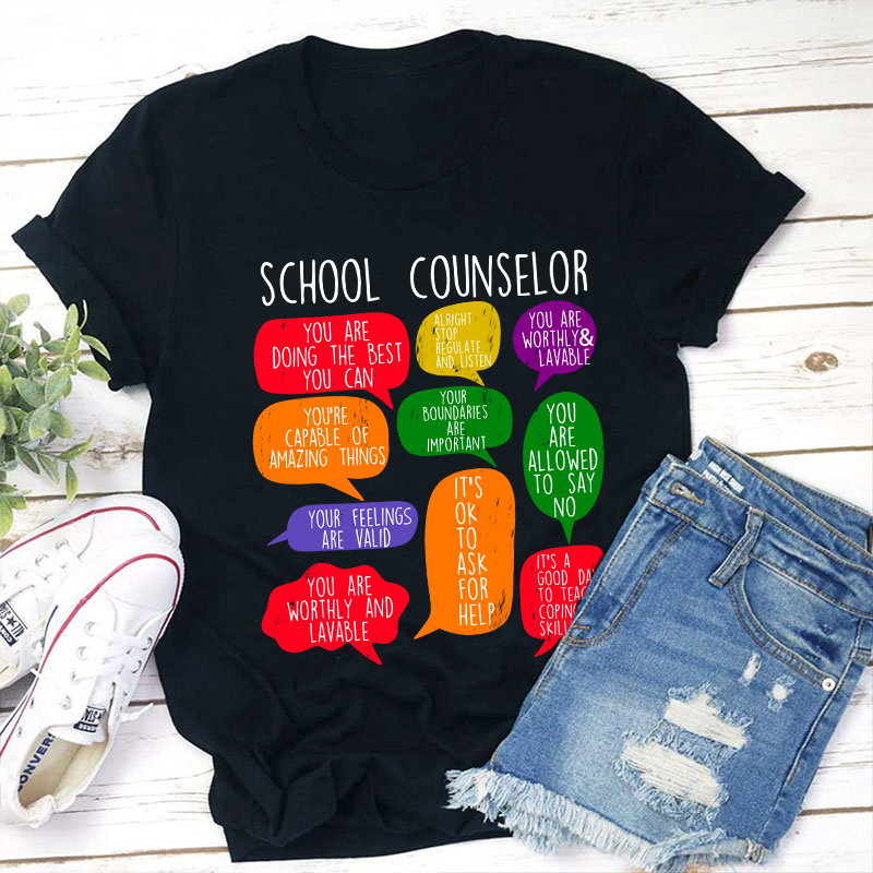 School Counselor Teacher T-Shirt