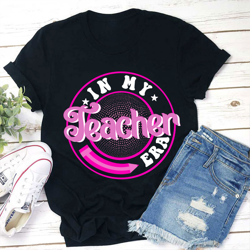 Personalized In My Teacher Era Teacher T-Shirt