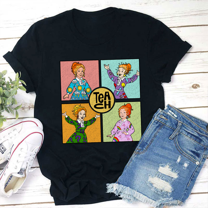 Teach Magic School Bus Teacher T-Shirt Sale-Teachersgram