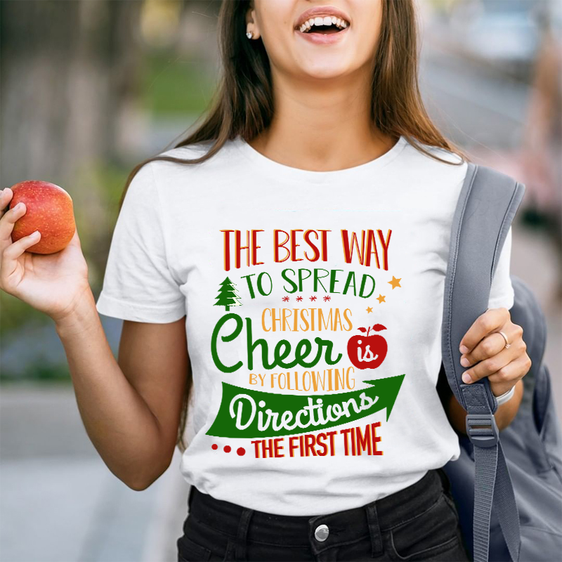 The Best Way To Celebrate The Christmas Teacher T-Shirt