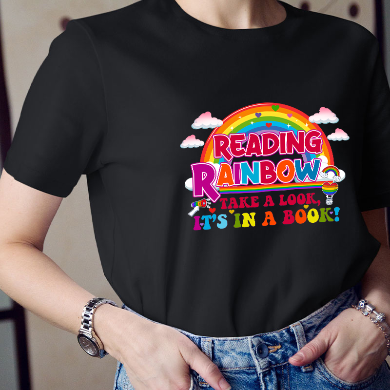 Reading Rainbow Take A Look Teacher T-Shirt