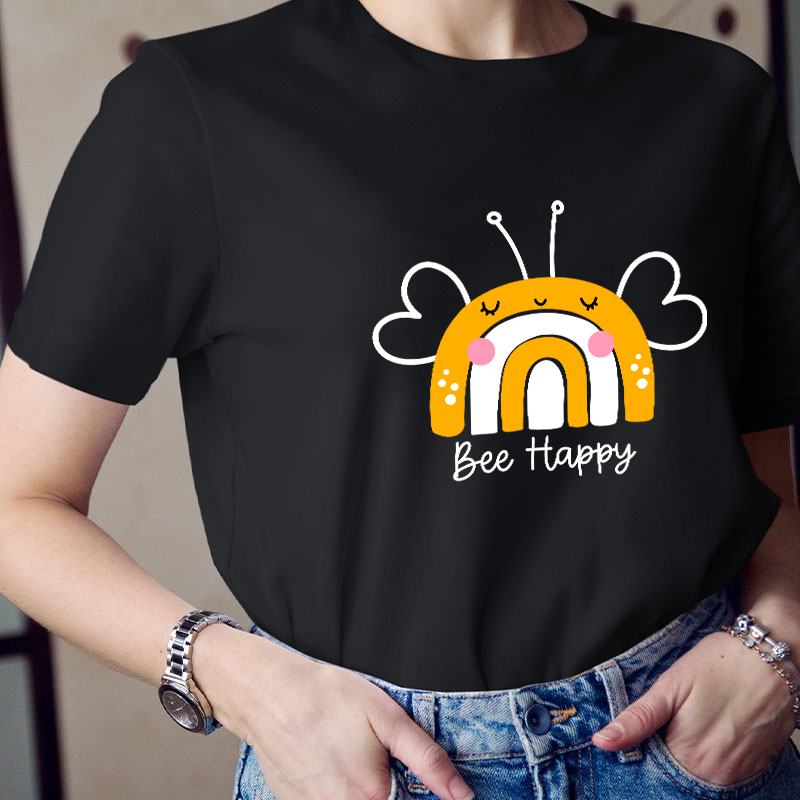Be Happy Teacher T-Shirt