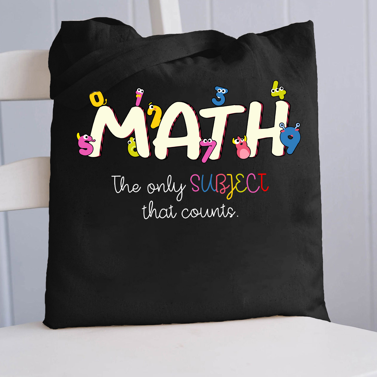 Math The Only Subject That Counts Tote Bag