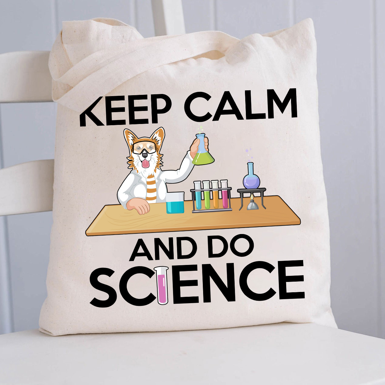 Keep Calm And Do Science Tote Bag