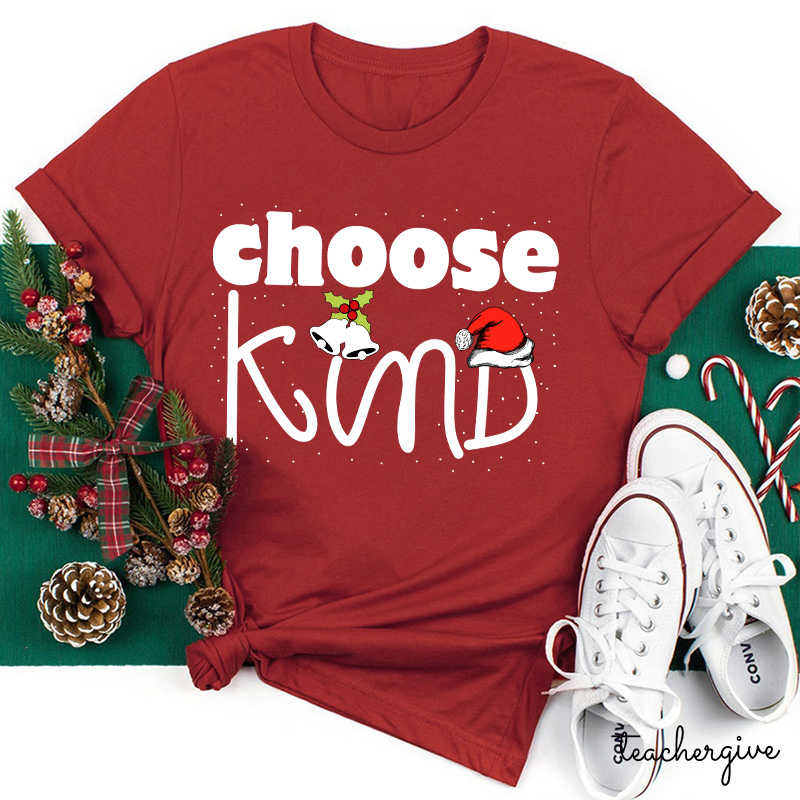 The Kind Santa Claus With A Kind Smile Teacher T-Shirt