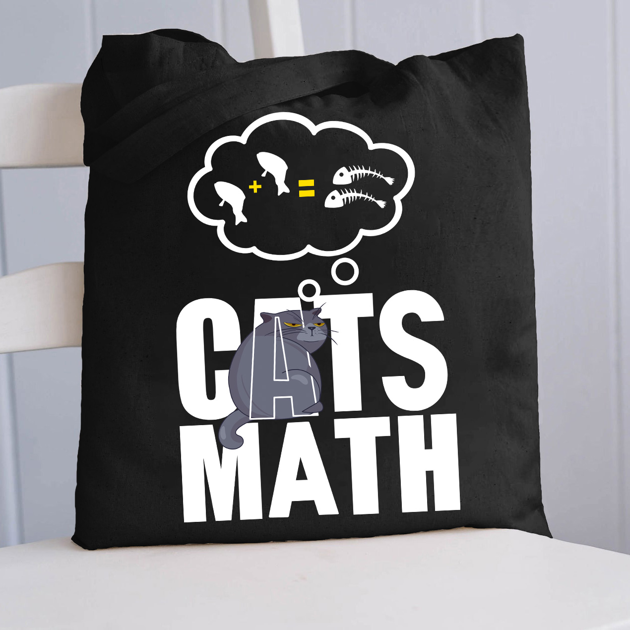 Cats Math Tote Bag