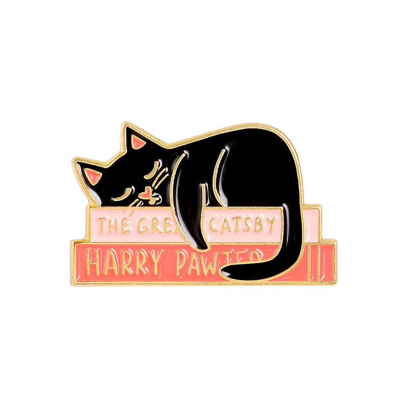 Cute Little Lazy Cat Pin