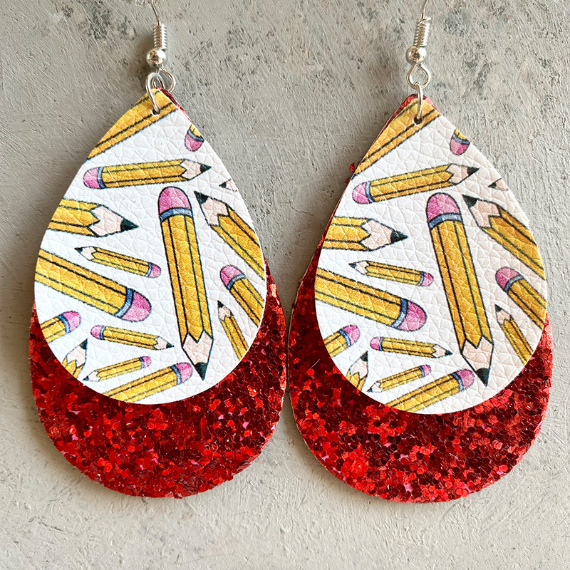 Cartoon Raindrop Earrings