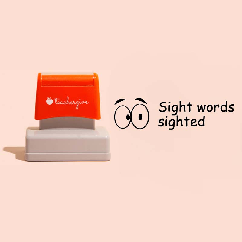 Sight Words Sighted Rectangle Stamp