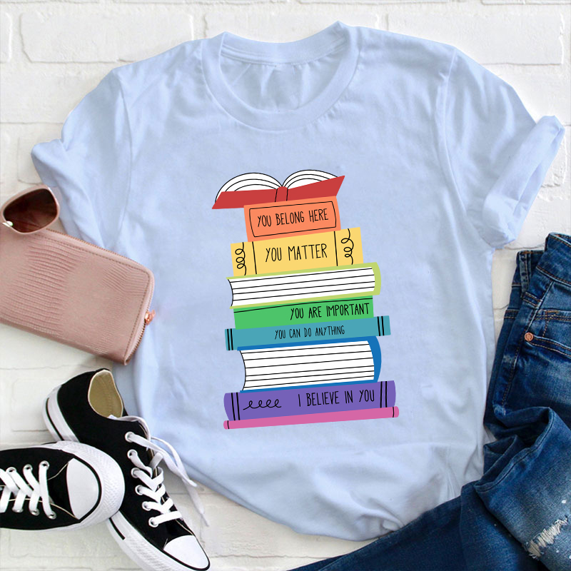 Positive Books Teacher T-Shirt
