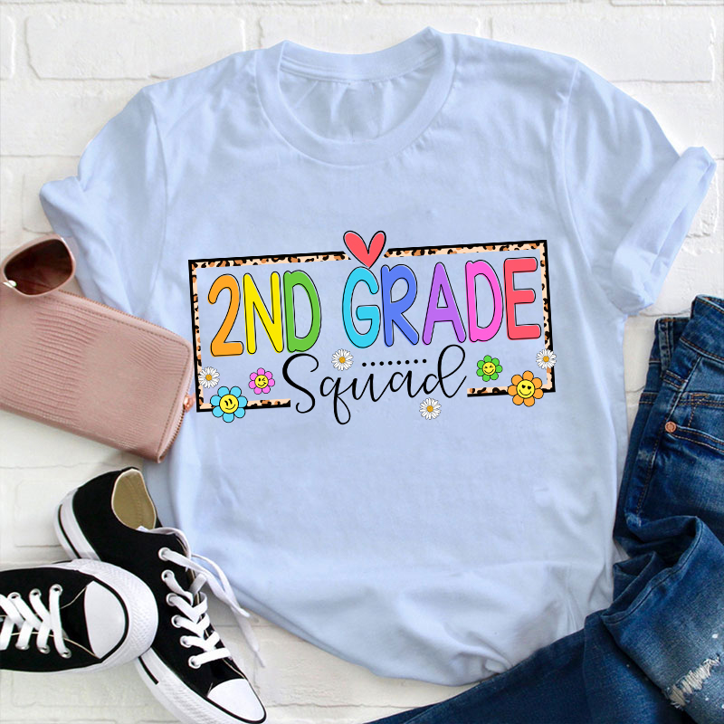 Personalized Grade Squad Teacher T-Shirt