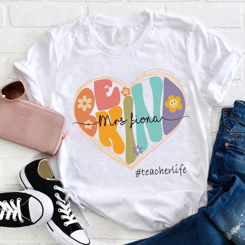 Personalized Be Kind T-Shirt