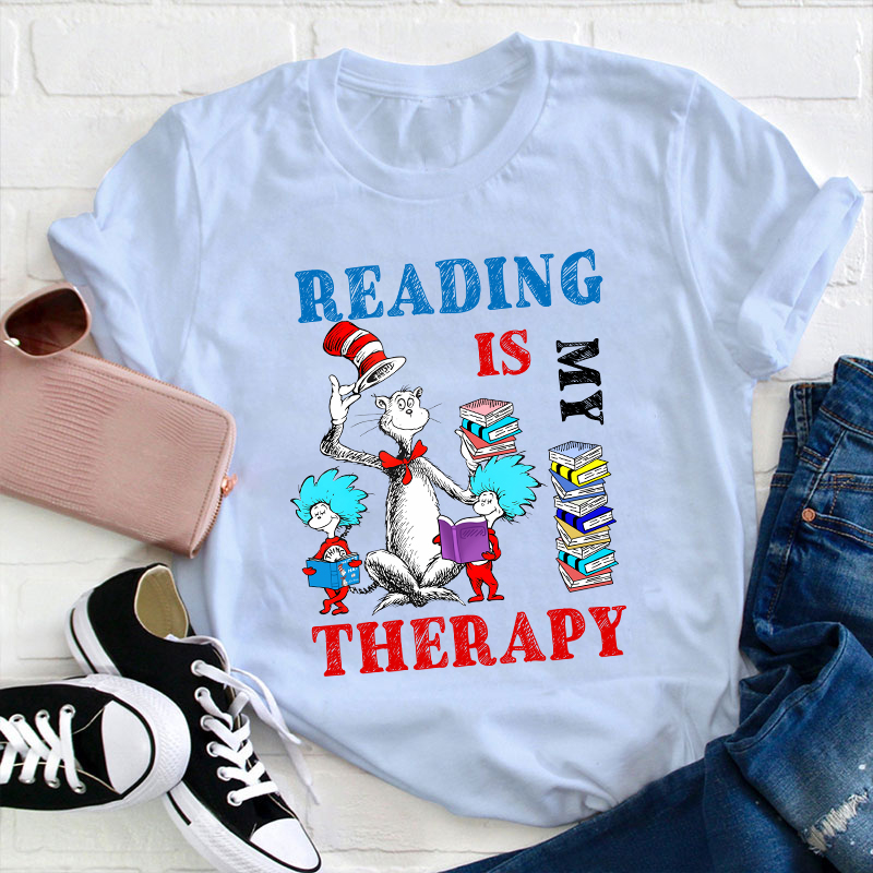 Reading Is My Therapy T-Shirt