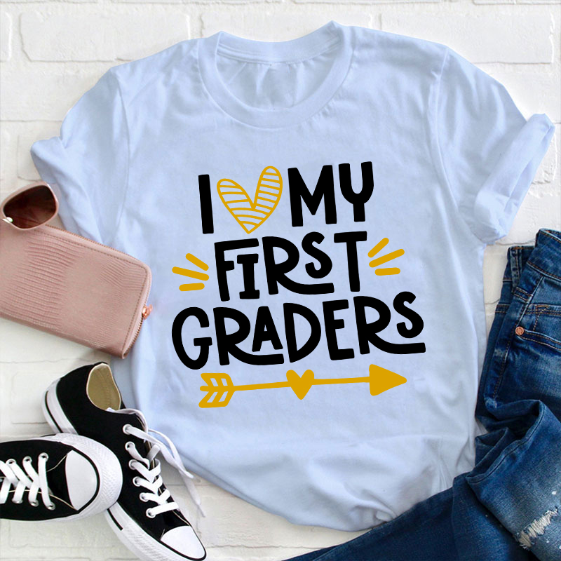 Personalized Grade I Love My Teacher T-Shirt