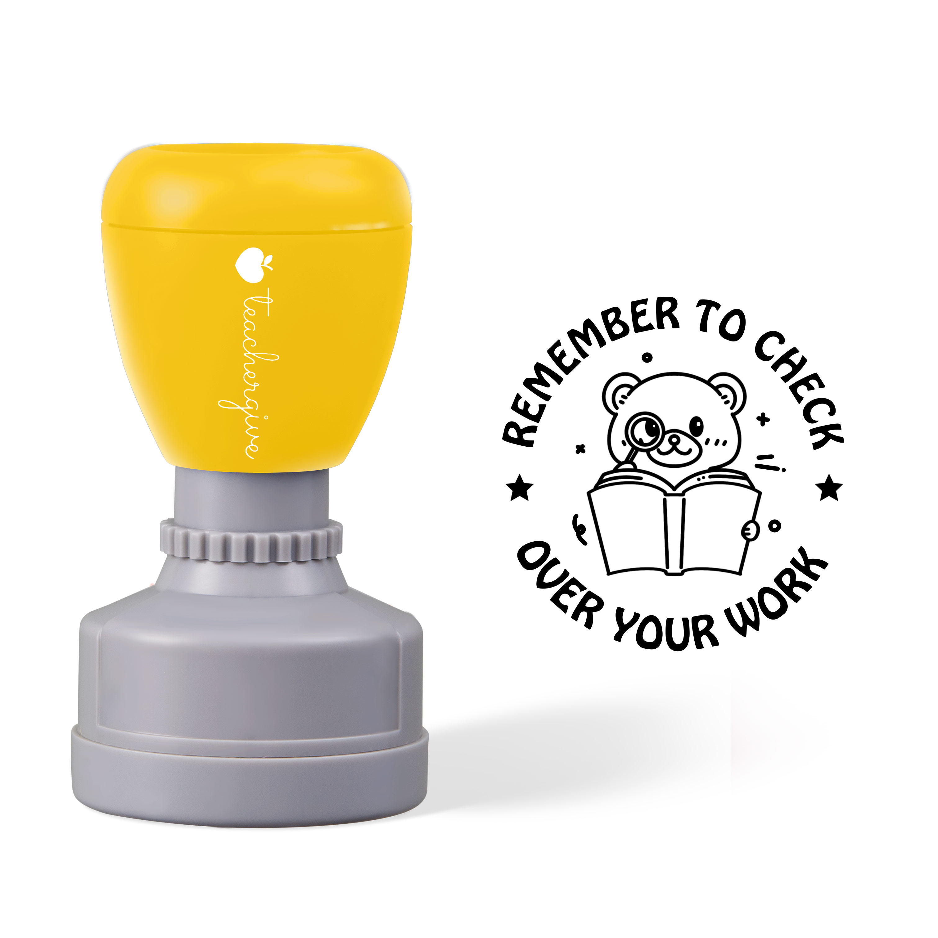 Remember To Check Over Your Work Teacher Stamp