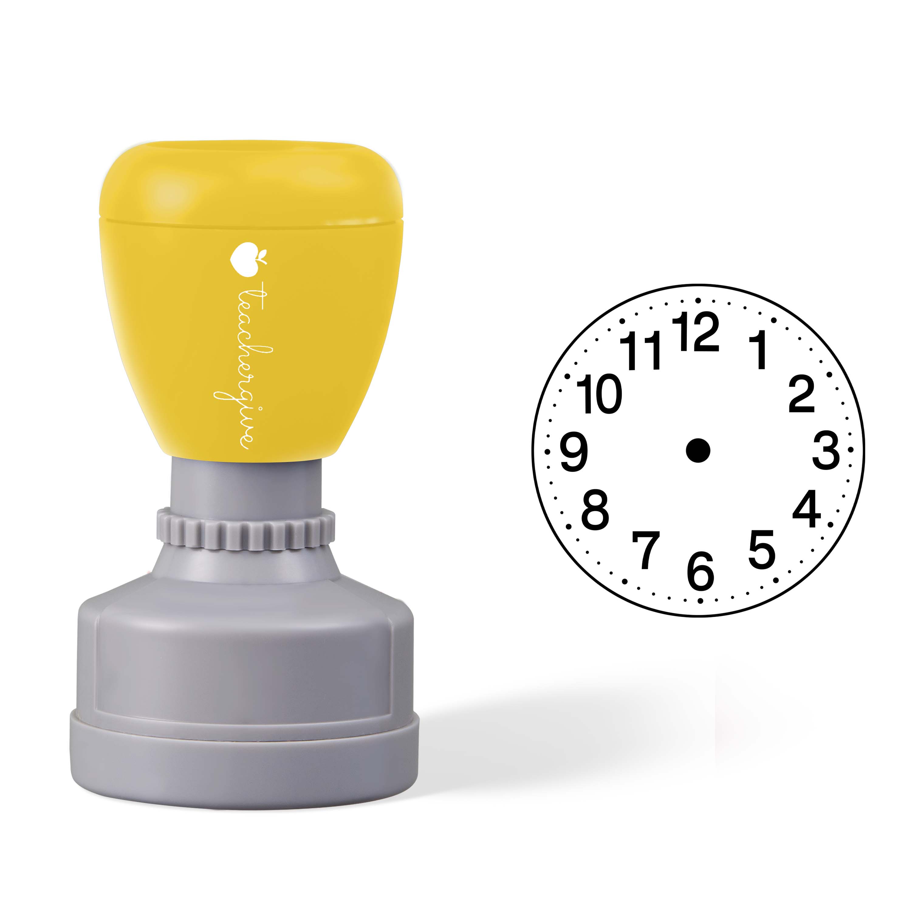 Cute Clock Teacher Stamp