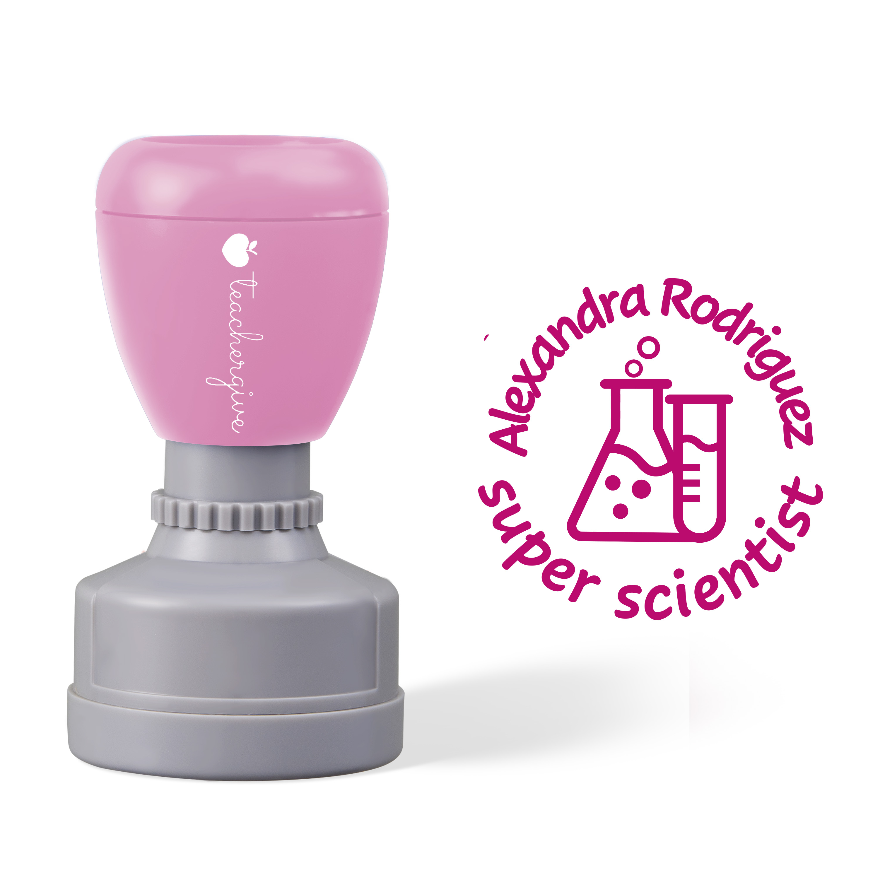 Personalized Super Scientist Stamp