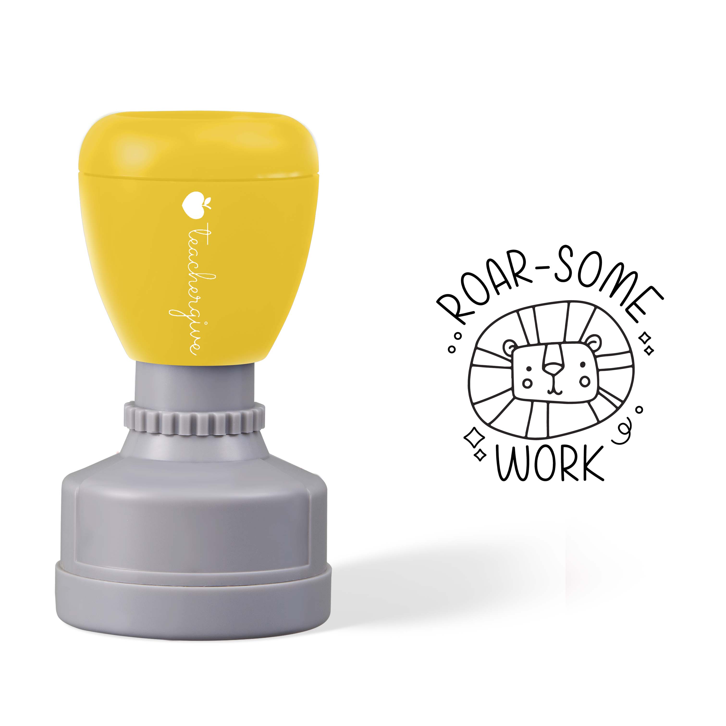 ROAR-SOME WORK  Stamp