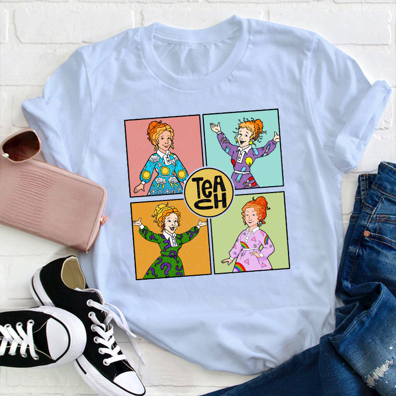 Teach Magic School Bus Teacher T-Shirt