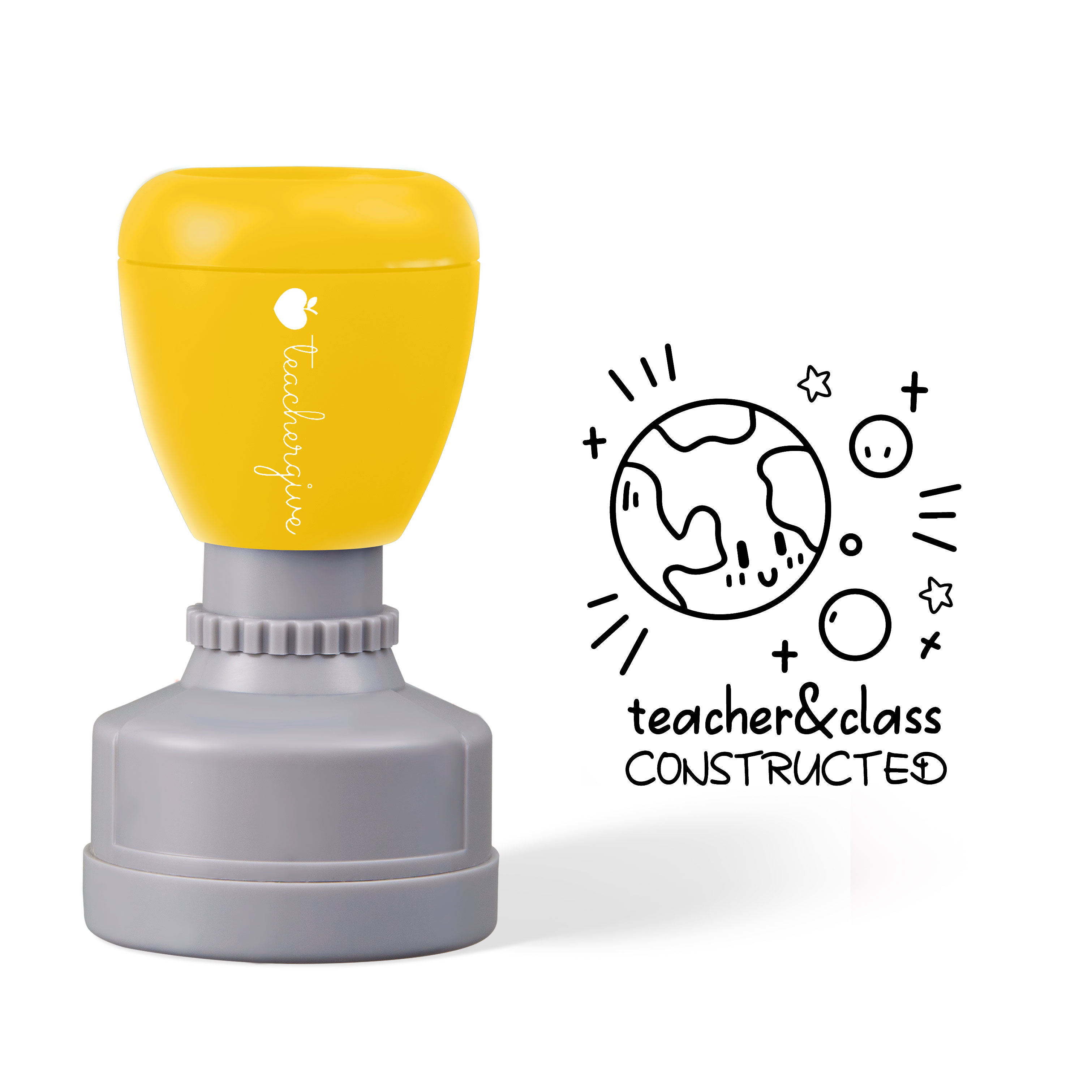 Teacher and Class Constructed Stamp