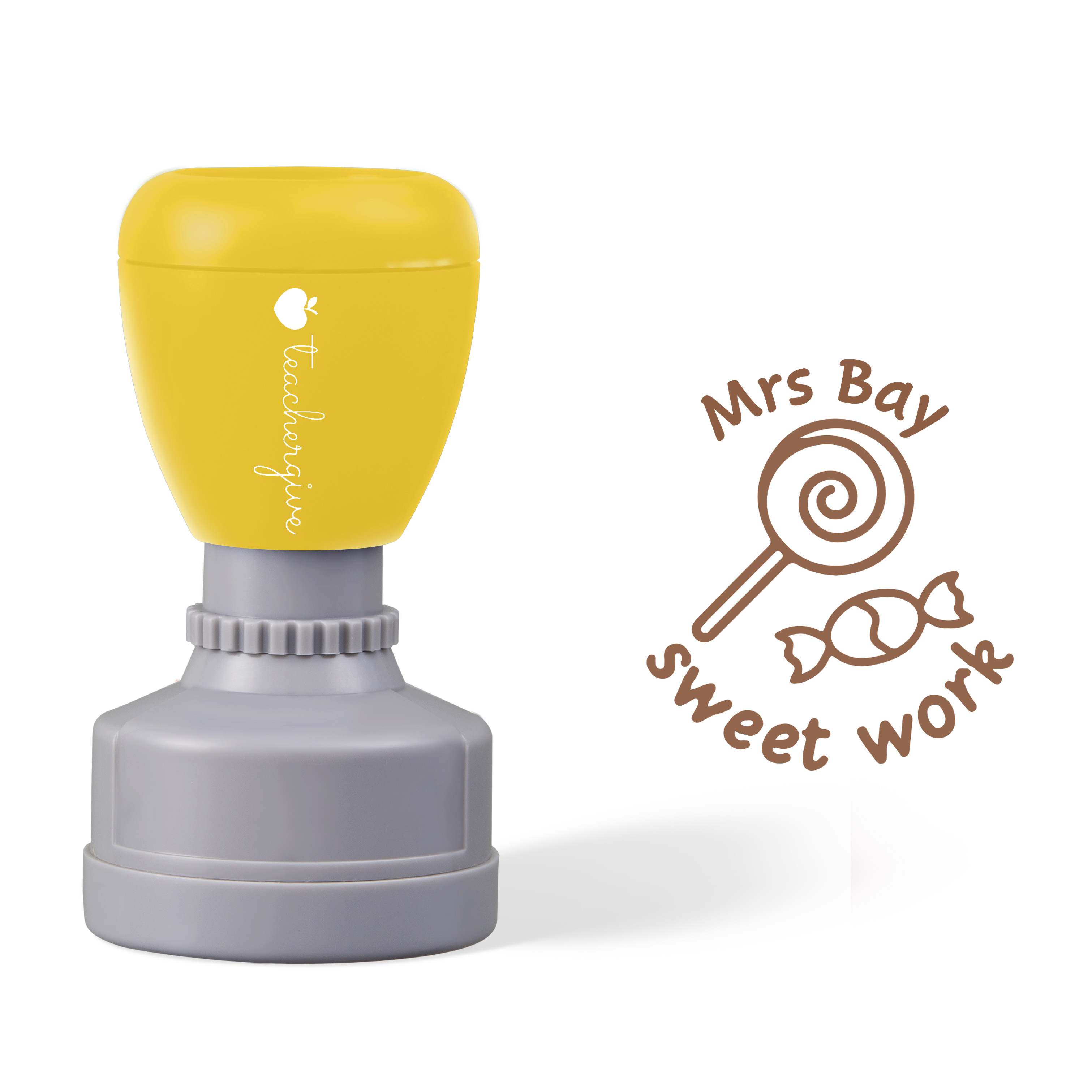 Personalized Sweet Work Stamp Sale-Teachersgram