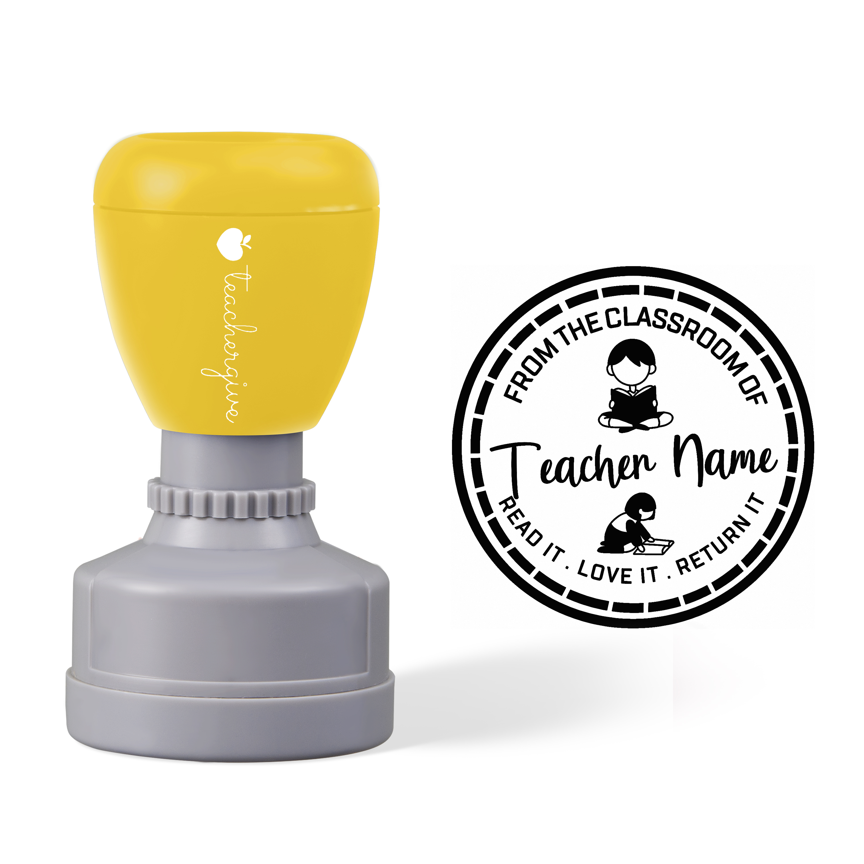 Personalized From The Classroom Reading Stamp