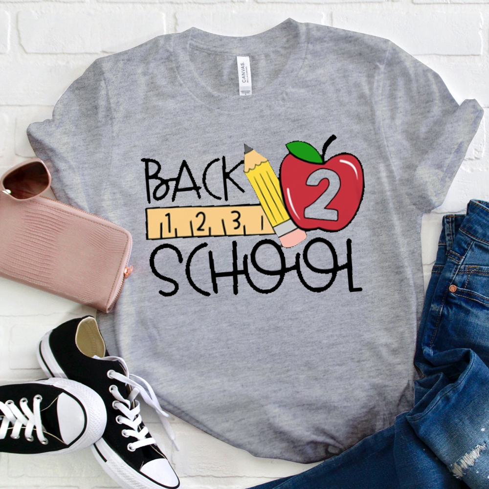 Back School Apple  T-Shirt