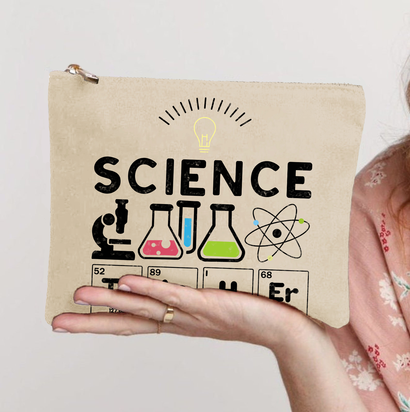 Science Lab Teacher Makeup Bag